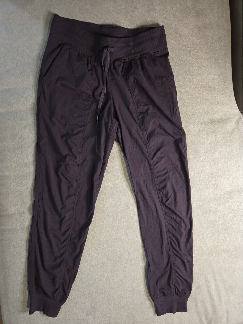 LULULEMON Dance Studio Mid-Rise Jogger Pants Womens 8 Brown